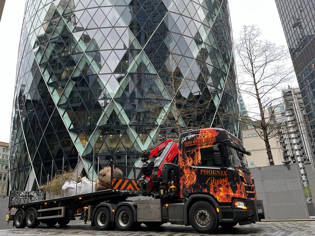 Tree Planting, Rejuvenating and Irrigation at The Gherkin, London